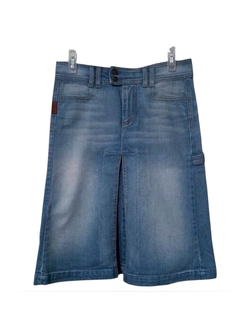 7 For all Mankind Denim A-line Skirt, Midi, Y2K